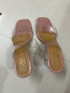 Transparent Nude Heels