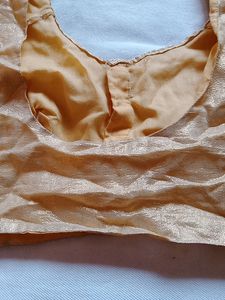 Golden Xxl Blouse Beautiful Sequence Structure Astar Katori Blouse