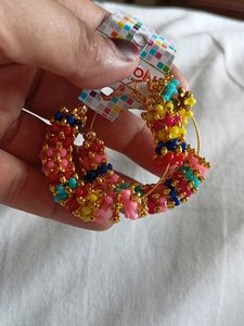 Pair Of Multiple Color Earring