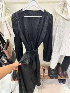 Silky Animal Print Wrap Dress