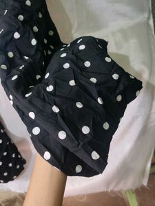 Polka Dot Palazzo Skirt