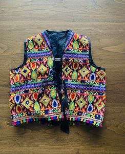 Colorful Embroidered Waistcoat