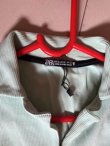 Zara Pista Crop T-shirt