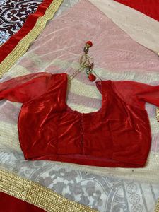 Red &amp; Cream Lehnga