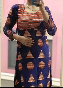 Indigo Blue Print Kurta