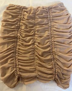 Ruffle Bodycon Skirt