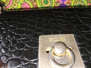 GLOSSY ALLIGATOR HAND BAG