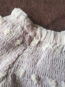 Lilac Off-Shoulder Top