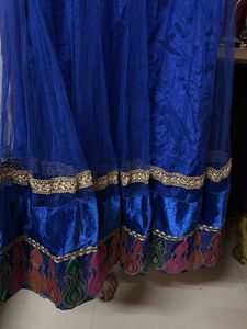 Blue Embroidered Kurta Set