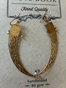 Eina Ahluwalia Sterling Silver Kirpan Earrings