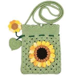 Crochet Sunflower Bag