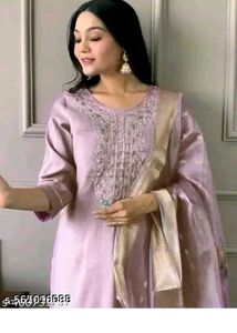 Elegant Lavender Salwar Kameez
