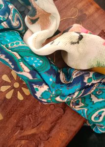 Stylish Multicolor Scrunchies - Set Of 2