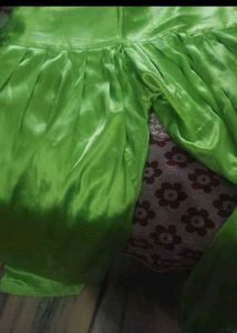 Green 💚 Satin Salwar