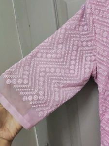 Stitched Chikankari Aline Top