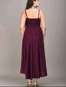 Elegant Maroon Dress