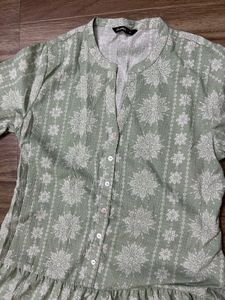Sage Green Tiered Dress