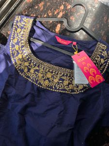 Navy blue Ethnic top