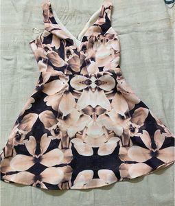 Dotti Back Criss Cross Floral Dress