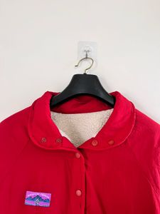 Two side Red &amp; Cream Fleece Jacket