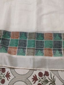 Linen Saree