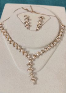 Pearl &amp; Rhinestone Jewelry Set