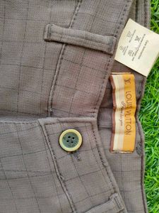 Louis Vuitton Men&#39;s Checked Pants