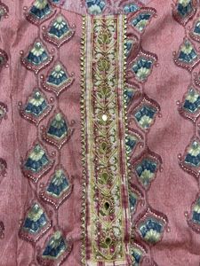 Pink Printed Kurti With Pant