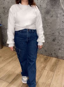 Beautiful white sweater for winter !!!