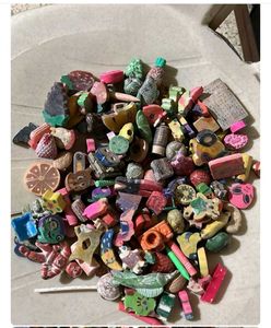 vintage Mixed Eraser Lot