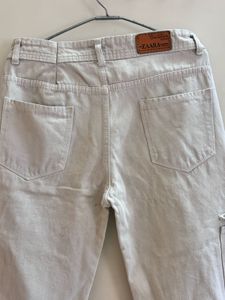 Beige Cargo Pants