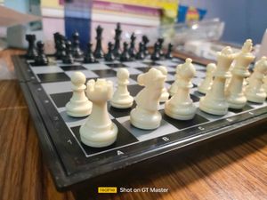 Super Rare Wooden+ Magnetic Chess Board