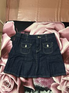 Denim Mini Skirt