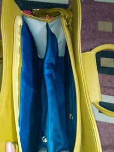 MUSTARD YELLOW BRUNCH/ LUNCH DATE BAG