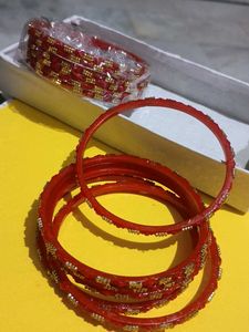 Red & Gold Bangles