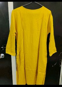Mustard Coloured Kurti