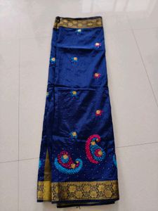 Elegant Blue Saree