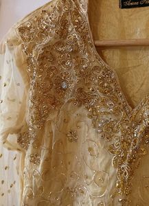 Gold Embellished Ethnic Kurta