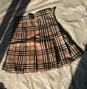 Plaid Mini Skirt