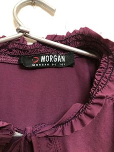 Morgan Purple Sleeveless Top