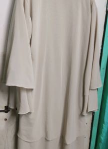 💕 Layered Open Abaya With Matching Scarf 💕