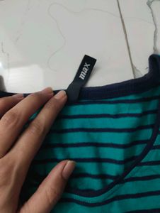 Max Striped Long Sleeve Top