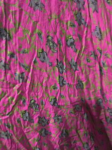 Purple Printed Womens Kurta