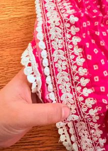 Pink Embroidered anarkali