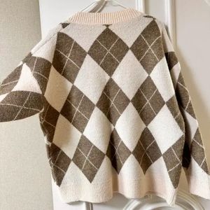 Argyle Knit Sweater