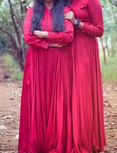 Elegant Red Ethnic Gown