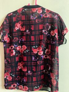 Black and Red Top - M Size