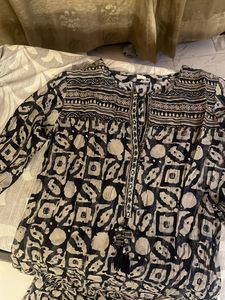 Printed Kurta with Palazzo Pants