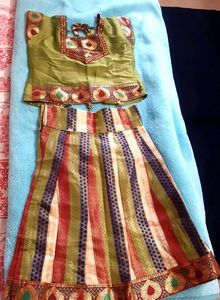 Good Condition Pure Silk Chaniya Choli