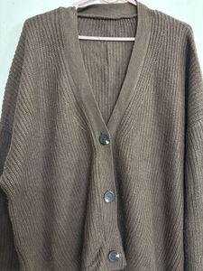 Brown Korean Cardigan
